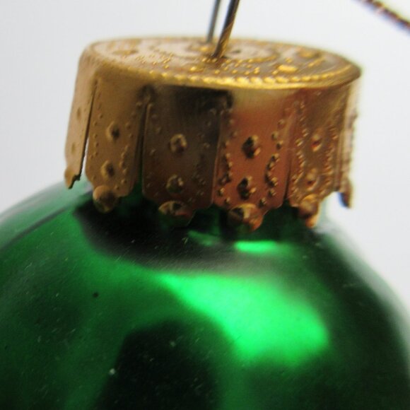 Pickle Glass Ornament by Unique Treasures Handcrafted Green Ombre 4" Good Luck - Picture 7 of 11